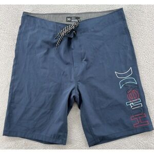 Hurley Boardshorts Mens Sz 30 Blue Essential Crossover Hybrid